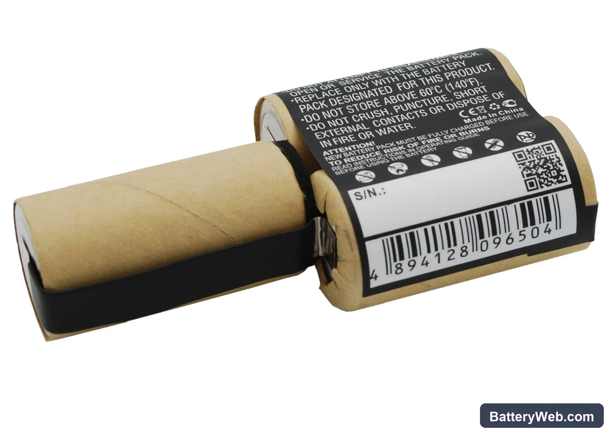 AEG Electrolux FM Replacement Battery, 3.6V, 3600mAh, Ni-MH 3