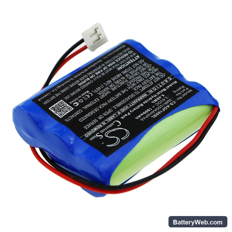 Algol HF100 Replacement Battery, 3.6V, 1800mAh, Ni-MH 2