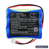 Algol HF100 Replacement Battery, 3.6V, 1800mAh, Ni-MH 3