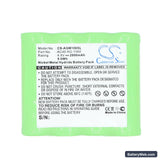 Astro Gaming Mixamp Replacement Battery, 4.8V, 2000mAh, Ni-MH 5