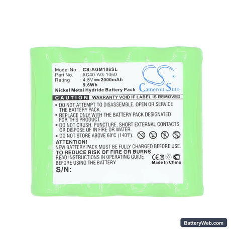 Astro Gaming Mixamp Replacement Battery, 4.8V, 2000mAh, Ni-MH 5
