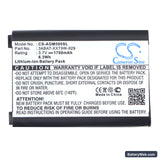 Astro Gaming MixAmp 5.8 RX Replacement Battery, 3.7V, 1700mAh, Li-ion 5