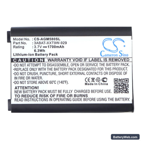 Astro Gaming MixAmp 5.8 RX Replacement Battery, 3.7V, 1700mAh, Li-ion 5