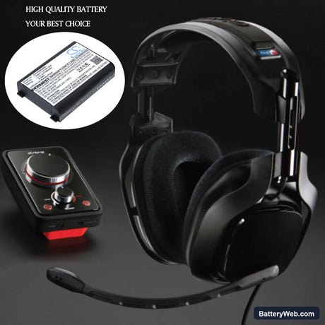 Astro Gaming MixAmp 5.8 RX Replacement Battery, 3.7V, 1700mAh, Li-ion 6