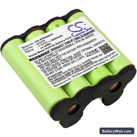 AEG ZB4106WD Replacement Battery, 7.2V, 2000mAh, Ni-MH 1