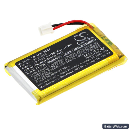 Ajax Hub Replacement Battery, 3.7V, 2100mAh, Li-Polymer 1
