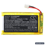 Ajax Hub Replacement Battery, 3.7V, 2100mAh, Li-Polymer 3