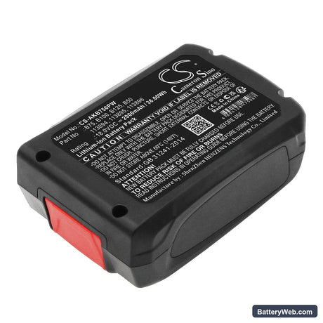 AL-KO Comfort GT 1825 Replacement Battery, 18V, 2000mAh, Li-ion 3