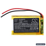 AKG N90Q Replacement Battery, 3.7V, 1200mAh, Li-Polymer 3