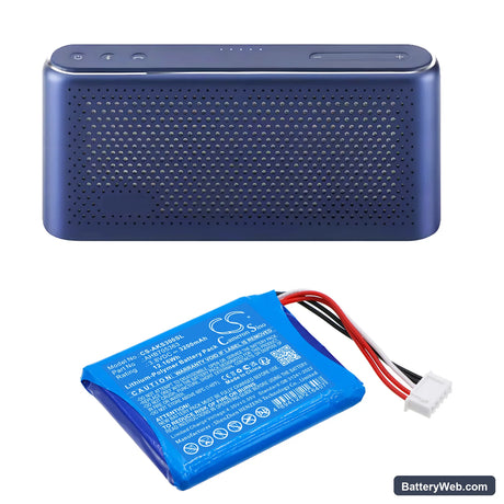 AKG S30 Replacement Battery, 3.8V, 3200mAh, Li-Polymer 6