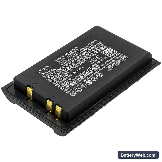 Akerstroms BC82 Replacement Battery, 7.2V, 1500mAh, Ni-MH 1