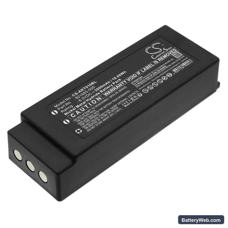 Akerstroms MC91 Replacement Battery, 6V, 3000mAh, Ni-MH 1