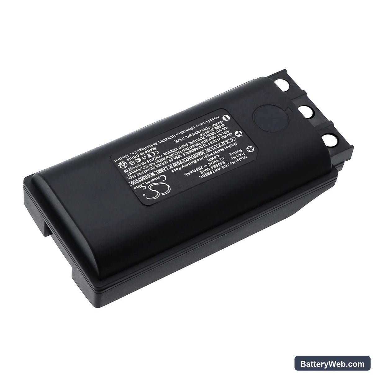Akerstroms 200J Transmitters Replacement Battery, 2.4V, 2000mAh, Ni-MH 2