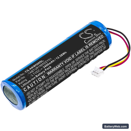 Akai EWI 5000 Replacement Battery, 3.7V, 3400mAh, Li-ion 1