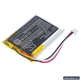 AKG C50BT Replacement Battery, 3.7V, 1000mAh, Li-Polymer 2