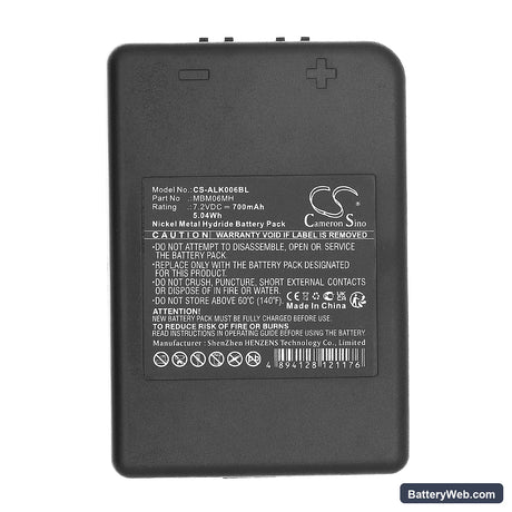 Autec Modular MK Replacement Battery, 7.2V, 700mAh, Ni-MH 3
