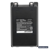 Autec FUA10 Replacement Battery, 7.2V, 2000mAh, Ni-MH 5