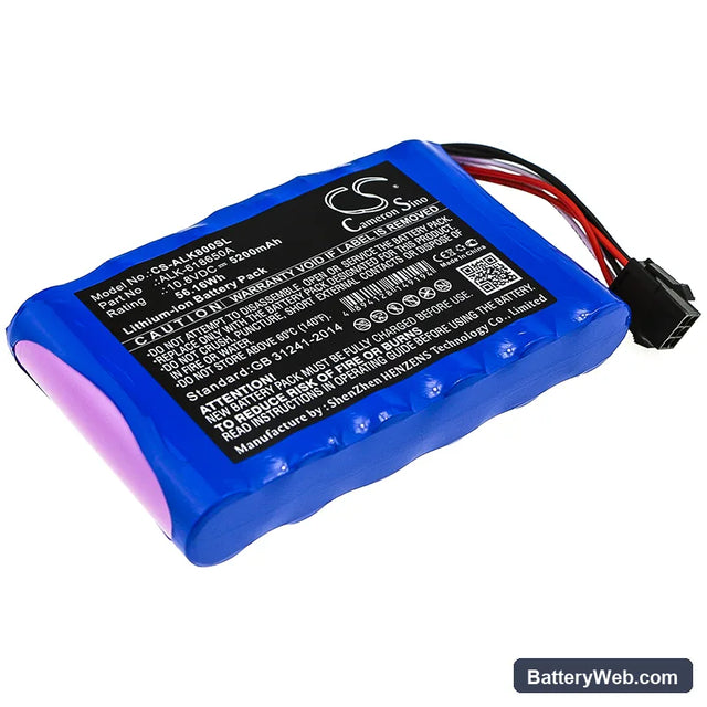 Eloik ALK-80 Replacement Battery, 10.8V, 5200mAh, Li-ion 1