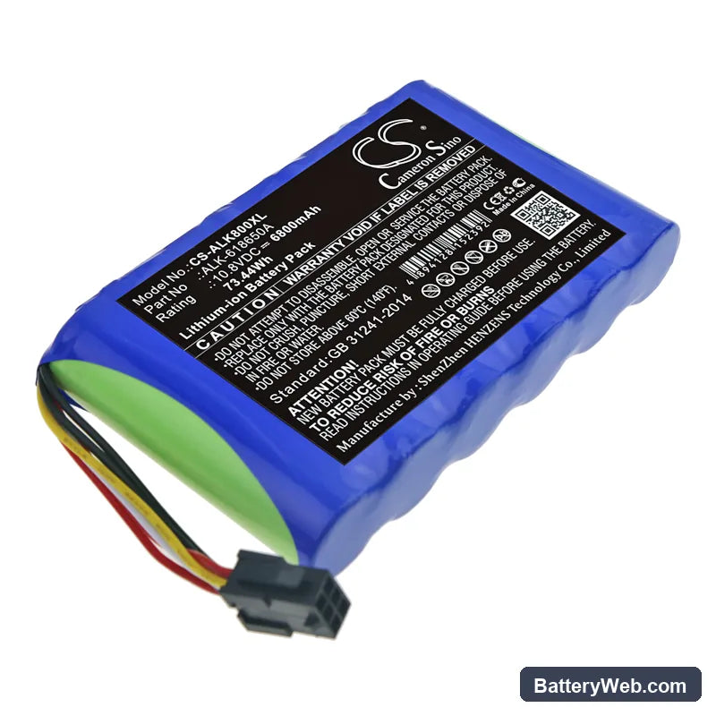Eloik ALK-80 Replacement Battery, 10.8V, 6800mAh, Li-ion 1