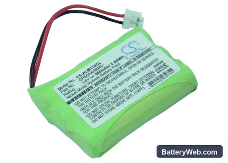 Alcatel Altiset MS Replacement Battery, 3.6V, 800mAh, Ni-MH 1