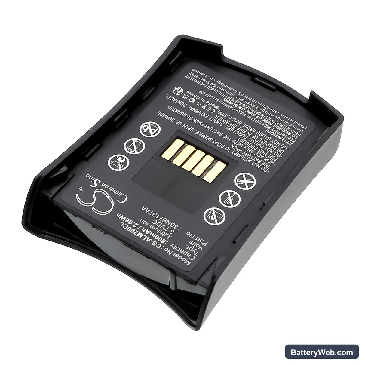 Alcatel Mobile Reflexes 200 Replacement Battery, 3.7V, 800mAh, Li-ion 2