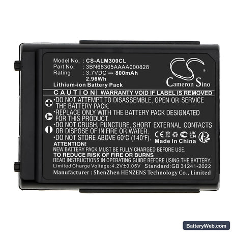 Octophon Open 400D Replacement Battery, 3.7V, 800mAh, Li-ion 5