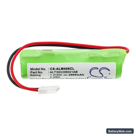 Alcatel Bluetooth 4068 Replacement Battery, 1.2V, 2000mAh, Ni-MH 3