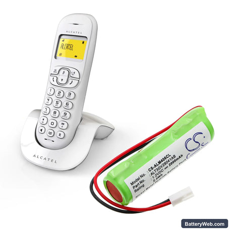 Alcatel Bluetooth 4068 Replacement Battery, 1.2V, 2000mAh, Ni-MH 6