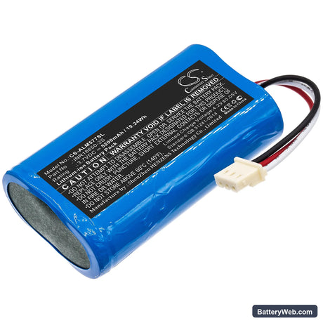Altec Lansing iMW577 Replacement Battery, 3.7V, 5200mAh, Li-ion 1