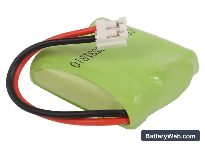Logicom 312 Replacement Battery, 3.6V, 300mAh, Ni-MH 4