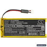2GIG GC3 Panel Replacement Battery, 3.7V, 3800mAh, Li-Polymer 3