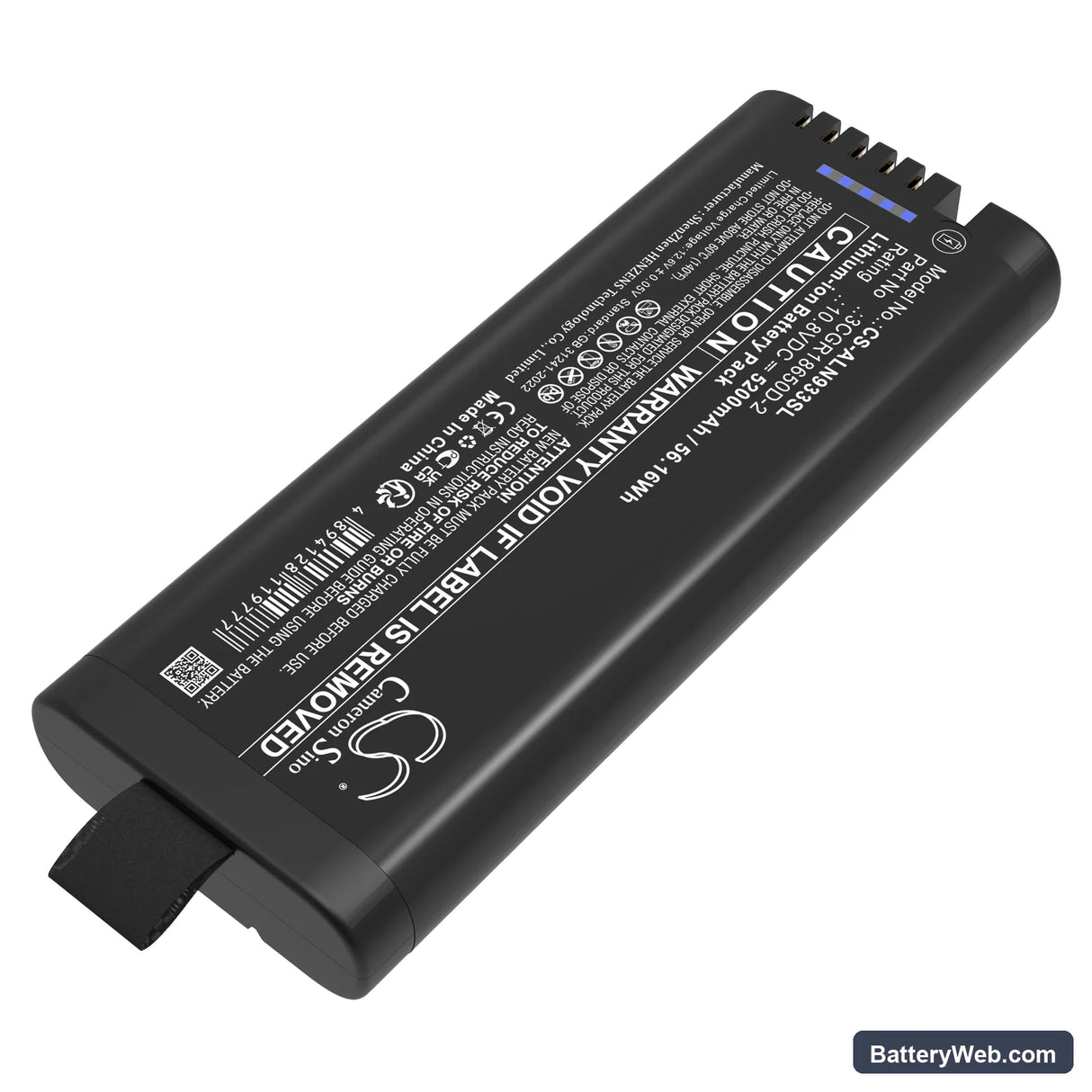 Druck ADTS Touch Replacement Battery, 10.8V, 5200mAh, Li-ion 2