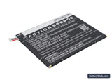 Alcatel One Touch POP 7 Replacement Battery, 3.7V, 3200mAh, Li-Polymer 4