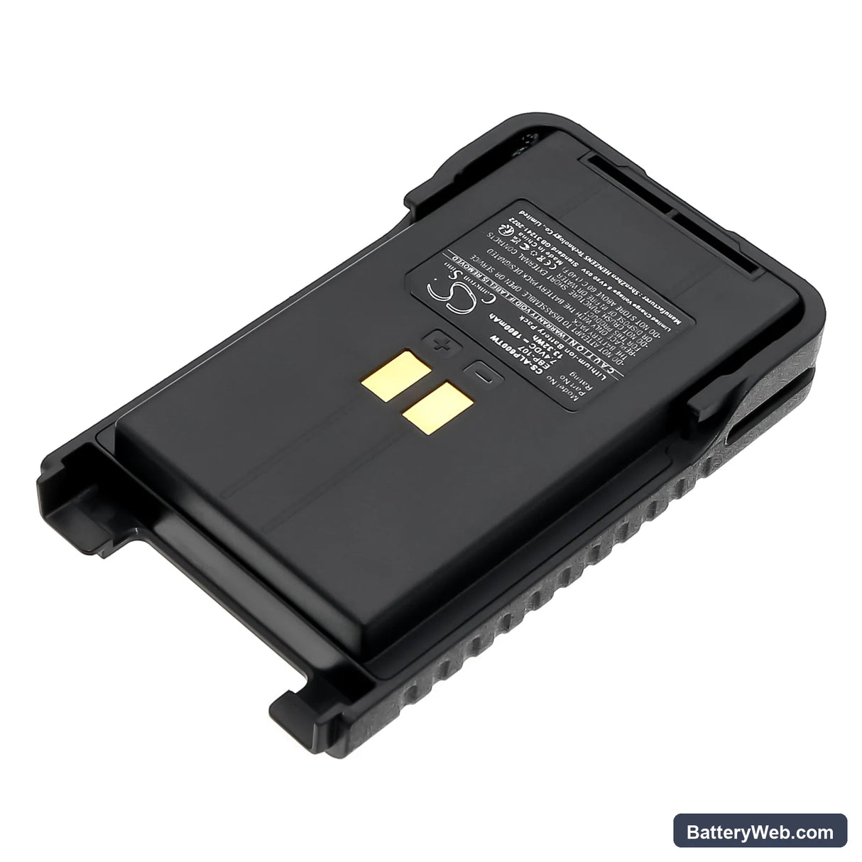 Alinco DJ-CRX6 Replacement Battery, 7.4V, 1800mAh, Li-ion 2