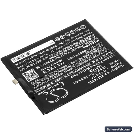 Alcatel 3T Replacement Battery, 3.85V, 3900mAh, Li-Polymer 2