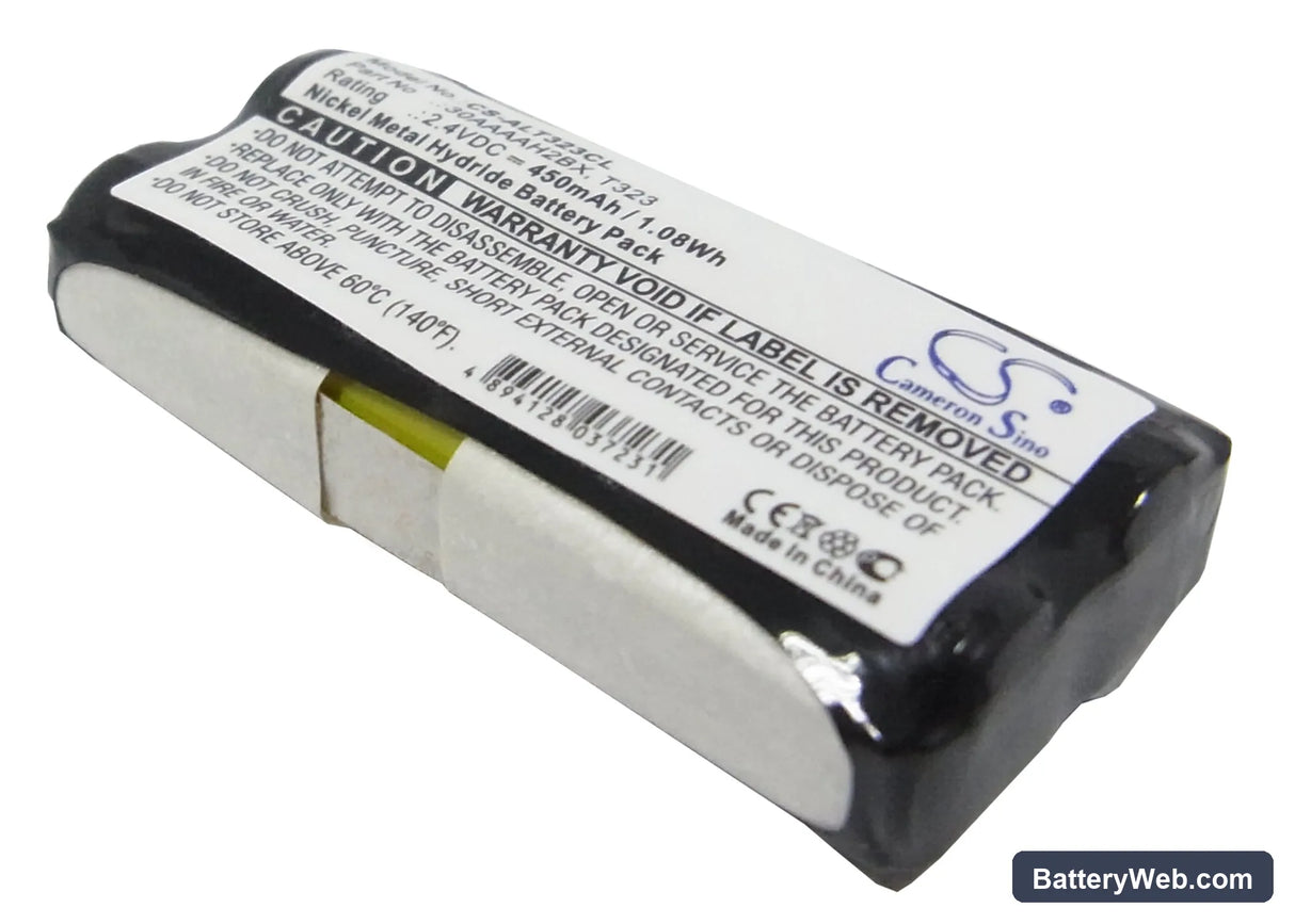 AEG Ventura TD9571 Replacement Battery, 2.4V, 450mAh, Ni-MH 1