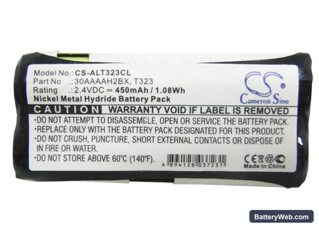AEG Ventura TD9571 Replacement Battery, 2.4V, 450mAh, Ni-MH 5