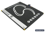 Alcatel One Touch EVO 7 Replacement Battery, 3.7V, 4150mAh, Li-Polymer 3