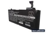Apple MacBook Pro 13 Replacement Battery, 10.95V, 5800mAh, Li-Polymer 5