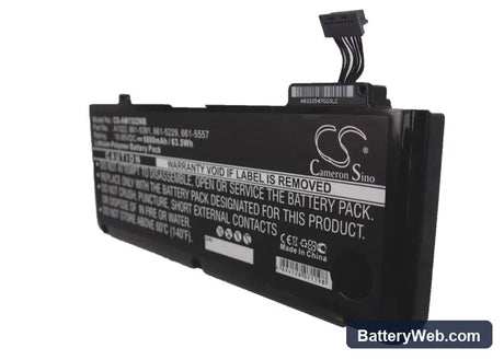 Apple MacBook Pro 13 Replacement Battery, 10.95V, 5800mAh, Li-Polymer 5