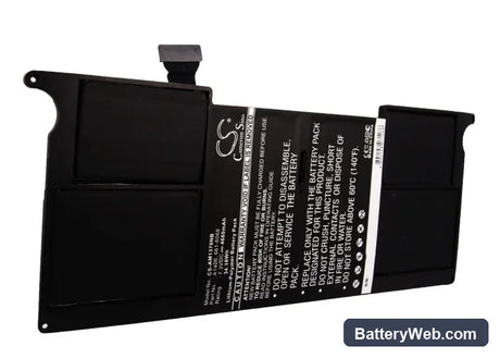 Apple Macbook Air 11" A1370 Replacement Battery, 7.3V, 4680mAh, Li-Polymer 5