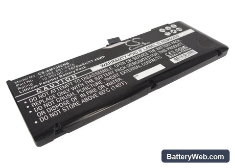 Apple Macbook Pro 15" inch i7 Replacement Battery, 10.95V, 7070mAh, Li-Polymer 1