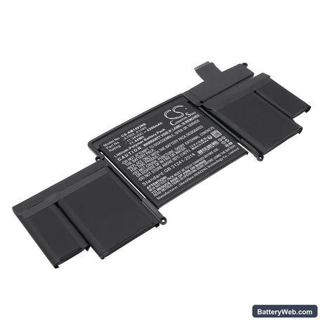Apple MacBook Pro ""Core i5" 2.4 13" Late 2013 Retina Replacement Battery, 11.34V, 6300mAh, Li-Polymer 1