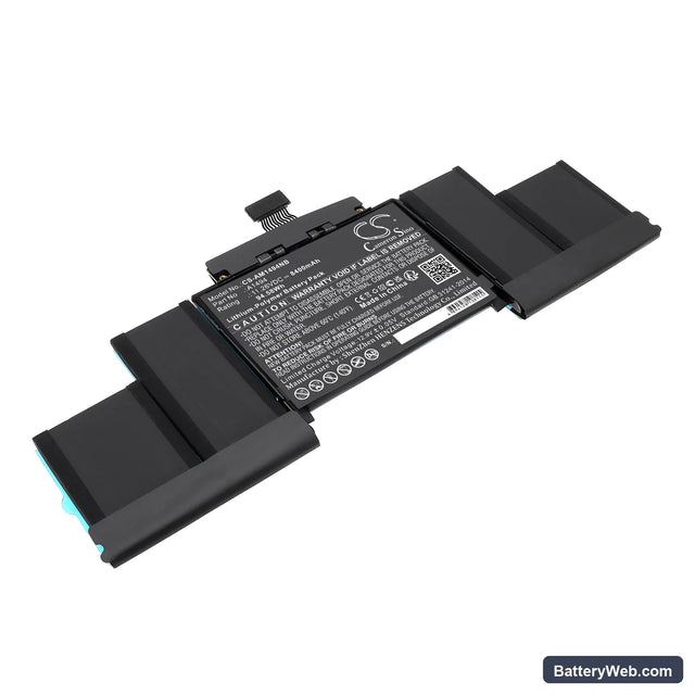 Apple MacBook Pro Retina Display 15" A1398 Replacement Battery, 11.26V, 8400mAh, Li-Polymer 1