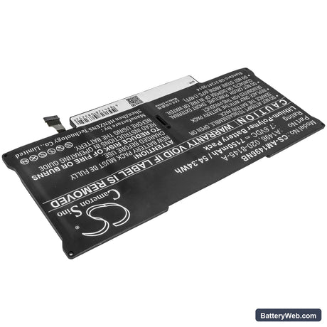 Apple MacBook Air 13" A1466 2013 Replacement Battery, 7.6V, 7150mAh, Li-Polymer 2