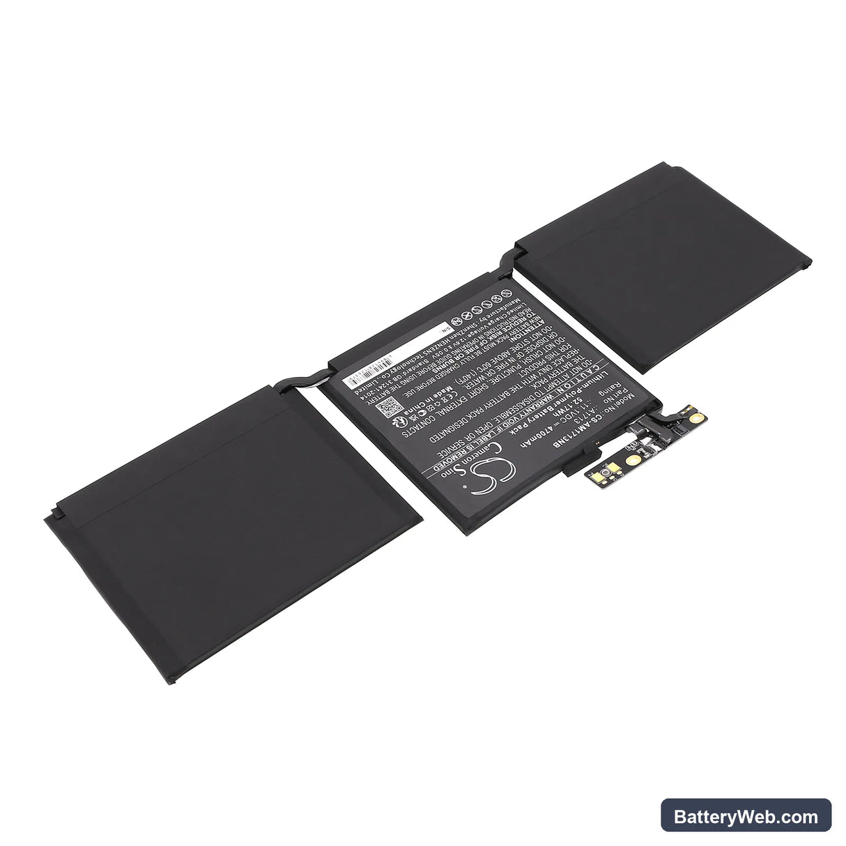 Apple MacBook Pro 13.3 Replacement Battery, 11.1V, 4700mAh, Li-Polymer 2