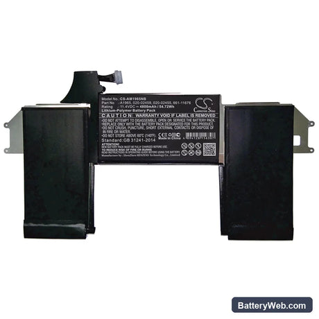 Apple MacBook Air 13 MREE2CH/A Replacement Battery, 11.4V, 4800mAh, Li-Polymer 5