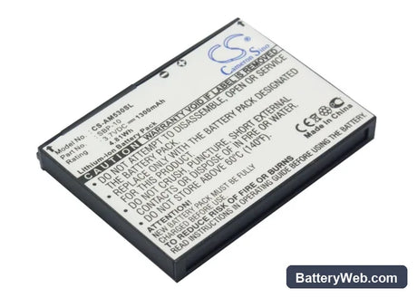 Asus M530 Replacement Battery, 3.7V, 1300mAh, Li-ion 1