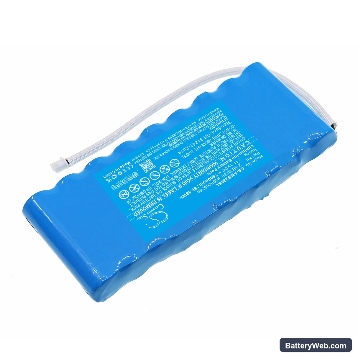 American DJ Mega Go PAR64 RGBA Replacement Battery, 11.1V, 7800mAh, Li-ion 2