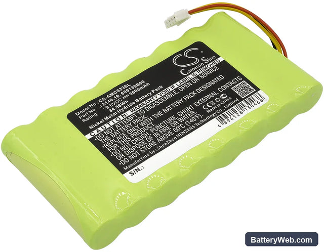 AMC 3945/3945-B Replacement Battery, 9.6V, 3600mAh, Ni-MH 1